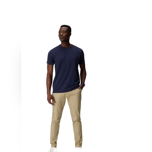 Fabletics The High Side Chino Khaki Tan Pants (Modern Classic Fit) 40×32 NWT - Picture 2 of 11